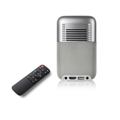 Home Mini Pico DLP প্রজেক্টর 100 ANSI Lumens 0.3KG MT9255 CPU বিল্ড ইন ব্যাটারি