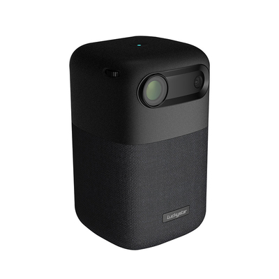WIFI 2T2R ব্ল্যাক মিনি প্রজেক্টর 10000MAH ব্যাটারি বাইরের কাজে ব্যবহারের জন্য