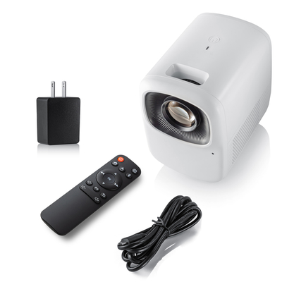 FHD Pico Small Video Projector 200 Lumens সাপোর্ট ওয়াইফাই HDMI ব্লুটুথ USB