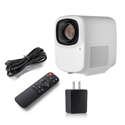 FHD 1920*1080 LED LCD বিজনেস প্রজেক্টর 200 Lumens Outdoor 19V 3.7A